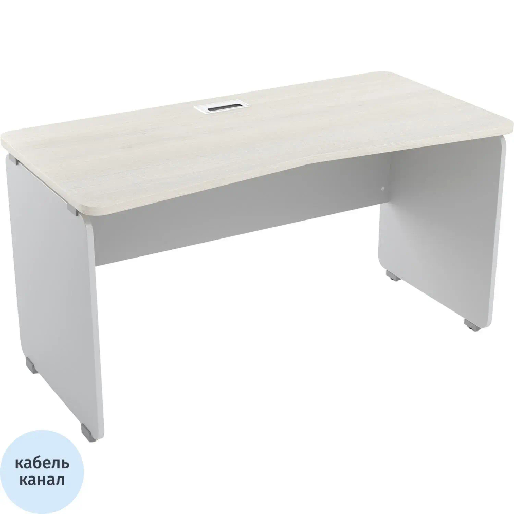 Стол письменный Easy Contour 1400х700 дуб шамони светлый