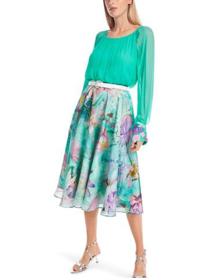 Marc Cain Блуза с полупрозрачными рукавами