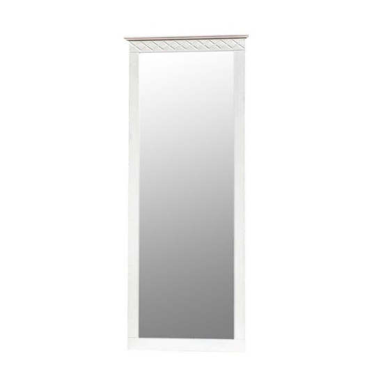 Зеркало Индра Д 7120 (белый воск), 63x158x3