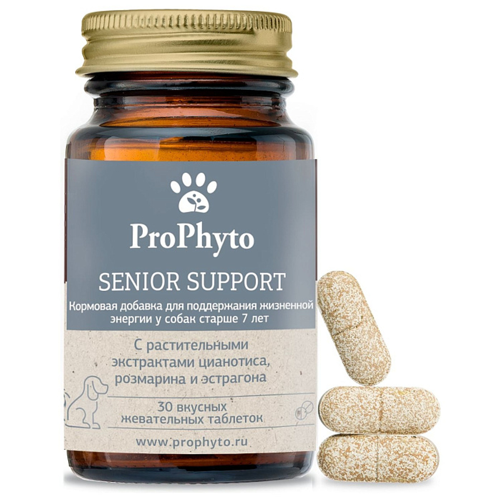 Функциональная кормовая добавка для собак и кошек ProPhyto Сеньор Саппорт, 30 таблеток
