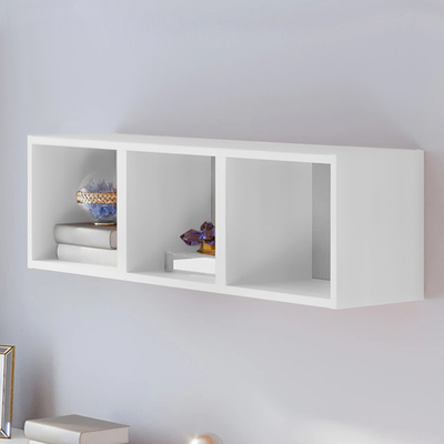 Полка навесная Билли Белый Фасадный 0101 120*28*35 см, Белый   Фиеста