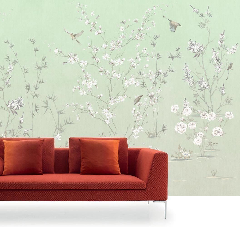 Дизайнерские обои-панно. Коллекция: Garden. Арт.: СК-036-02. Размер: 260 х 740 см.