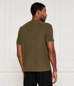 Футболка rib BOSS BLACK - оливковый(50527377)