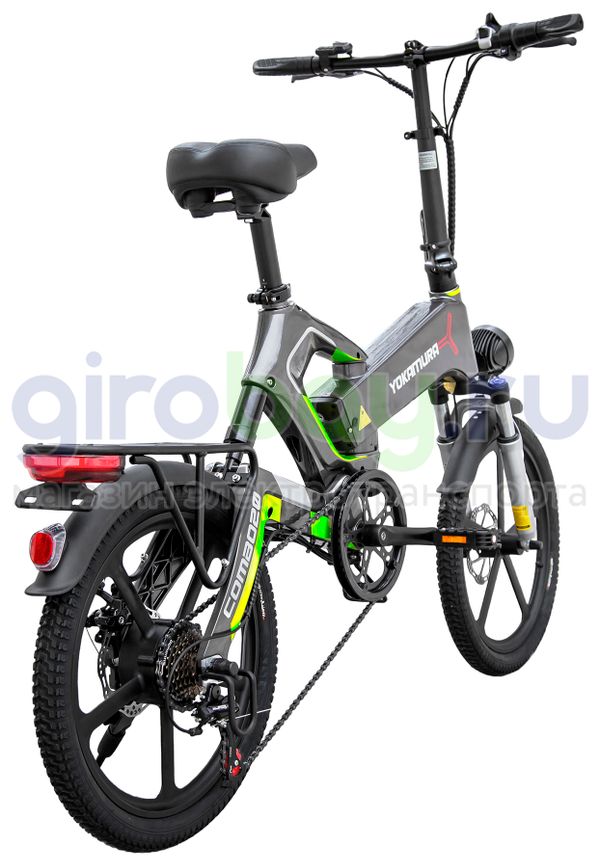 Электровелосипед Yokamura Combo 20 (48V/11Ah) - Grey Black