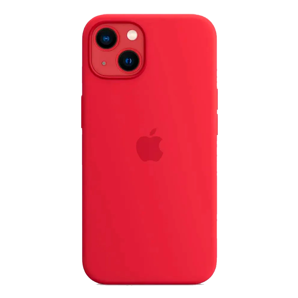 Силиконовый чехол с поддержкой MagSafe Apple Silicone Case для iPhone 13 mini, Red (Красный)