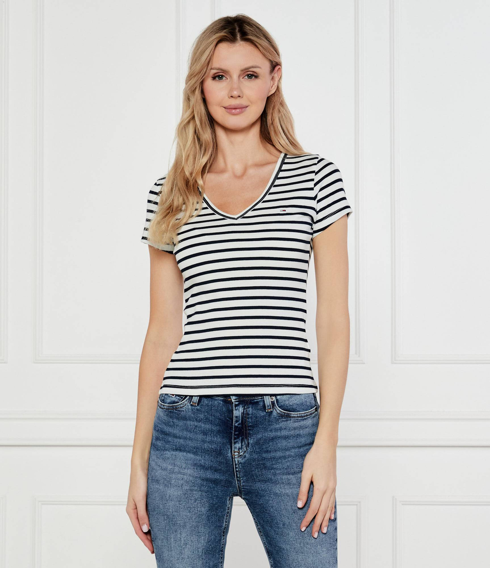 Футболка ESSENTIAL Tommy Jeans - экрю(DW0DW17385)