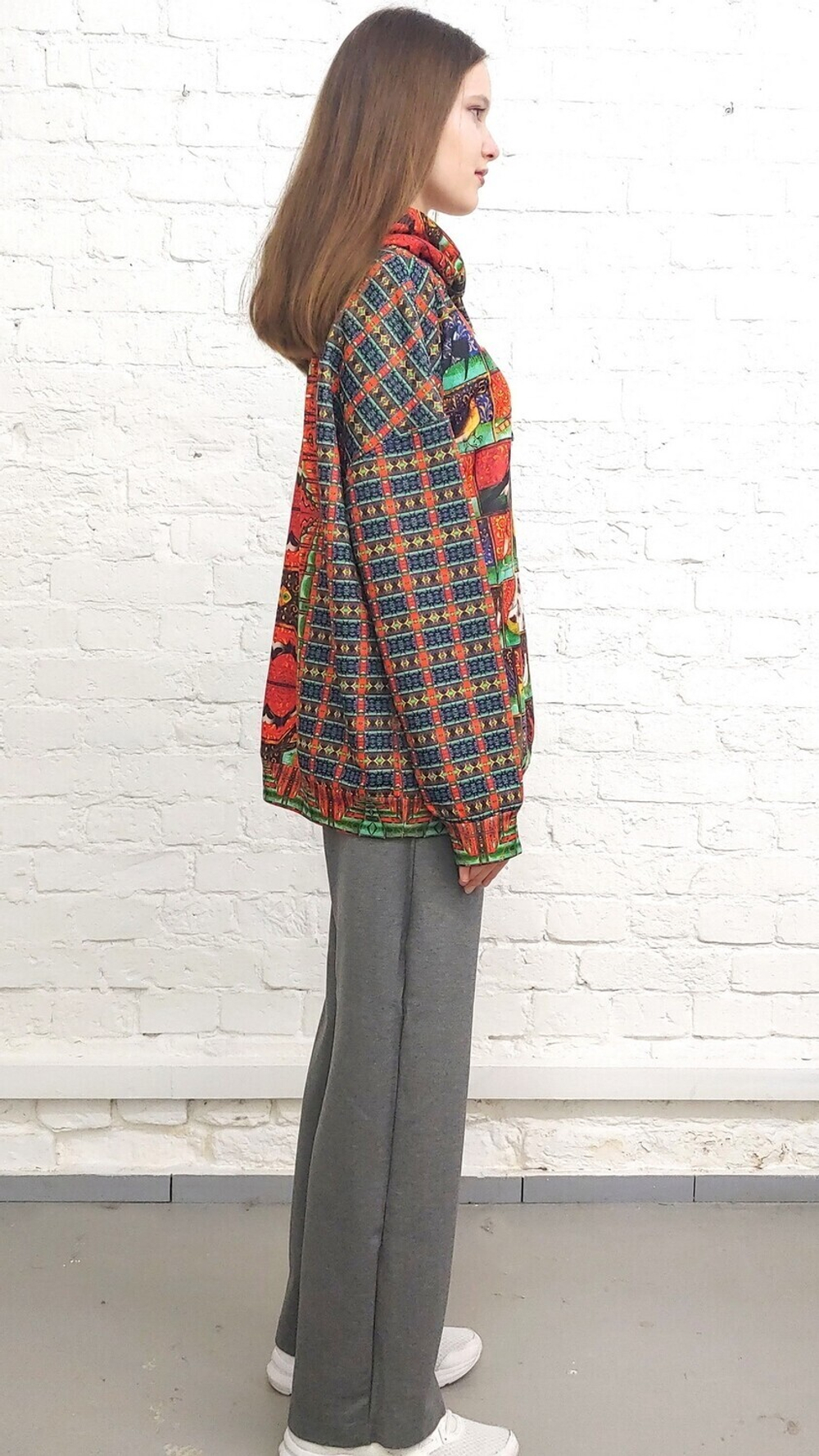 Худи "Бестиарий с павлином"