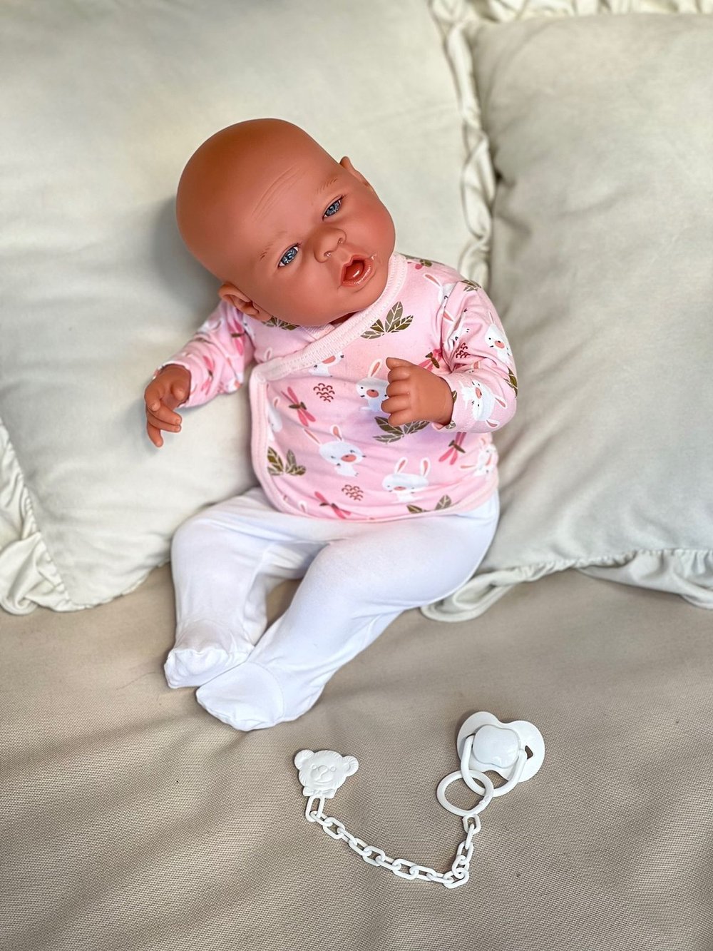 Кукла Реборн Marina and Pau 45cм Martina мягконабивная (M3138)