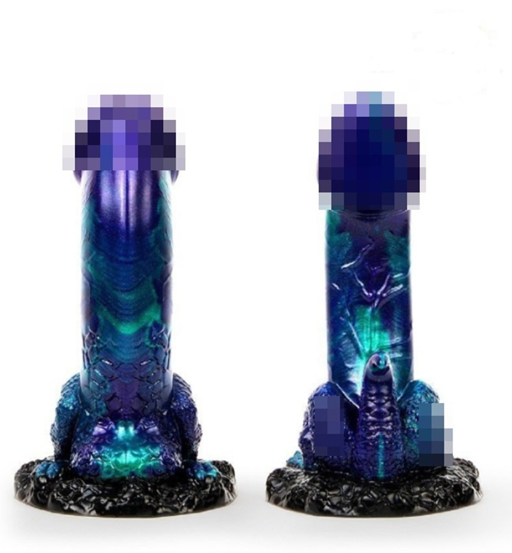 Фаллоимитатор с присоской Magic Hero разноцветный 19 см