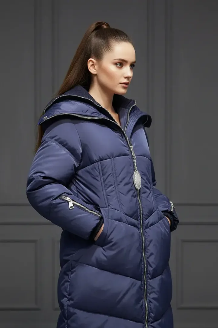 Женский длинный пуховик «VERH»