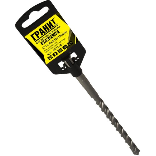 Бур ГРАНИТ SDS+ Quadro-X 10,0*210