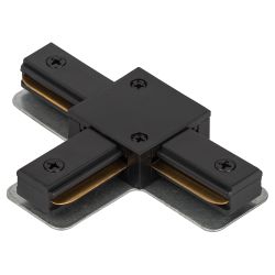 Коннектор ЭРА TR-1PA-СT-BK T-образный для однофазного шинопровода черный