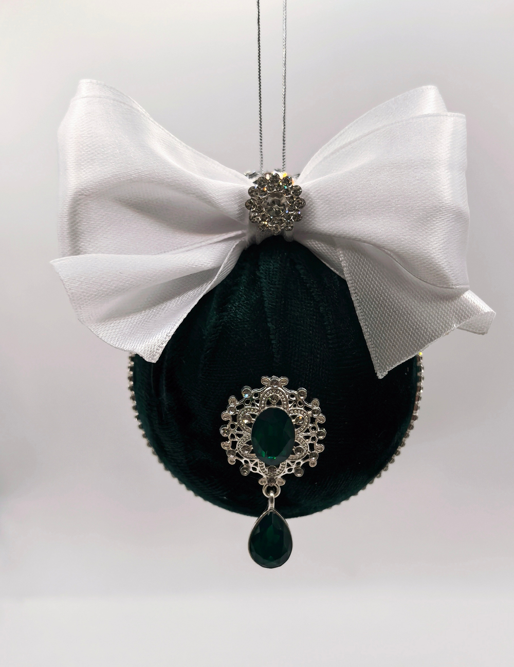 Ёлочные игрушки "БАРХАТ" 4шт