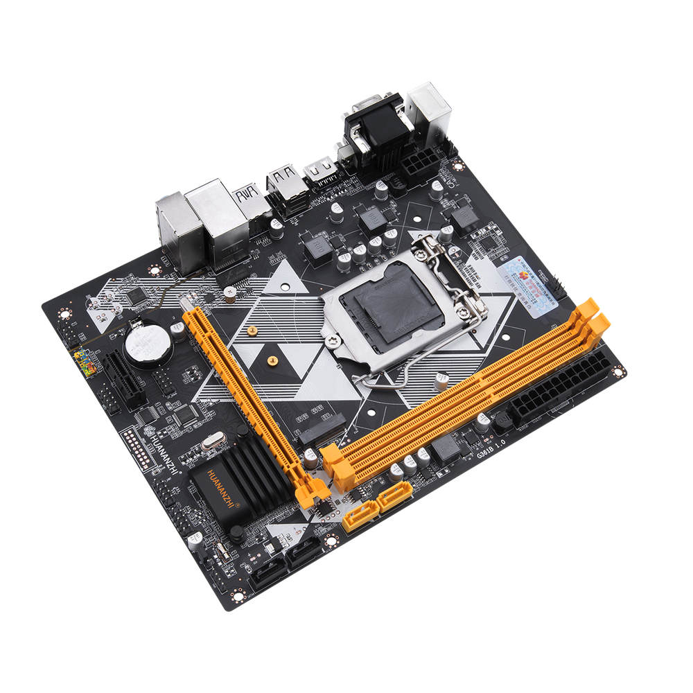 Материнская плата HUANANZHI H81, Socket1150, mATX, Retail, 2xDDR3, PCIe3.0, 1xM.2, 100LAN, 2xPS/2, 6xUSB2, 4xUSB3, VGA, HDMI, DVI (HNZ-H81)