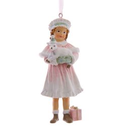 GAEM Украшение новогоднее "Девочка", L5 W4 H11 см, 2в.