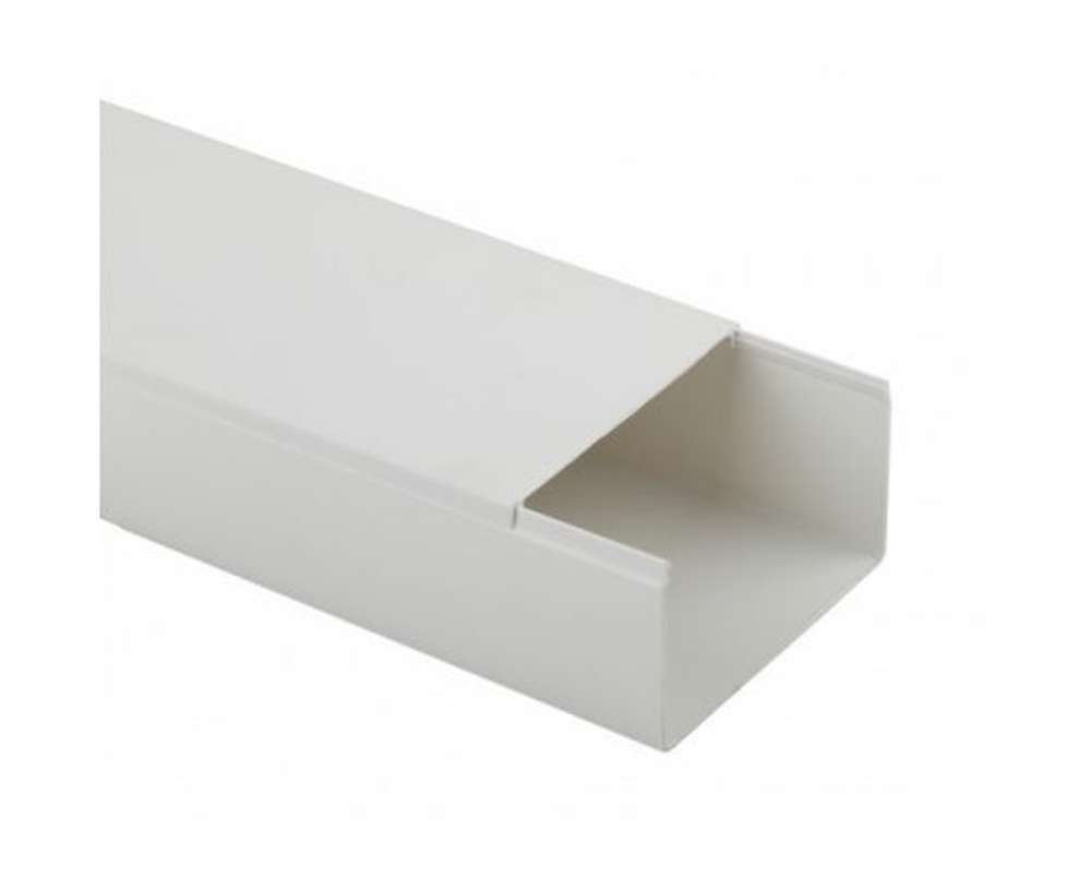 Кабель-канал ПВХ 100х60 (2м) ПАН-Электро белый ( 5 штук )