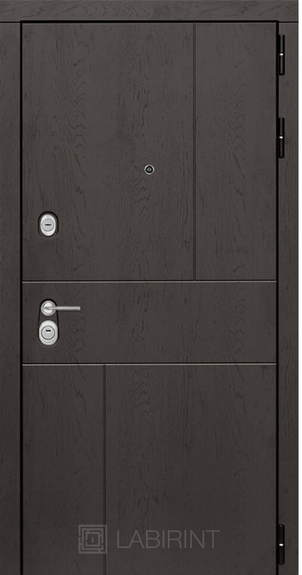 Дверь Входная Лабиринт URBAN С зеркалом 18 Бетон светлый