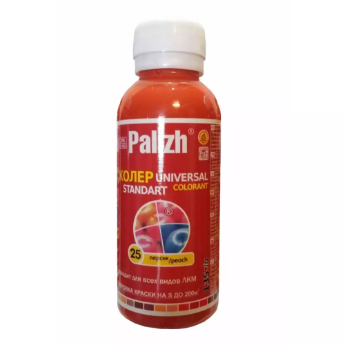 Колер для краски палиж 0.1л - персик (номер 25)