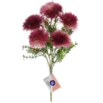 Искусственные цветы «Волшебство лета» 32см Одуванчики 5 цветков лиловые