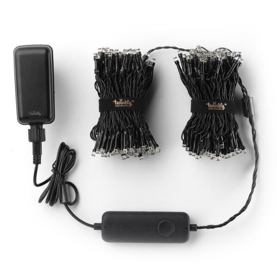 Smart LED гирлянда Twinkly Strings 400 светодиодов W + янтарный + теплый + холодный белый 32 м. (TWS400GOP-BEU)