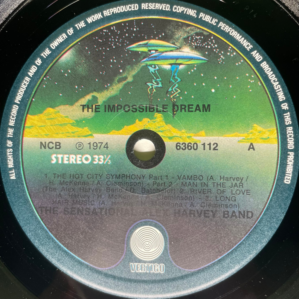 The Sensational Alex Harvey Band ‎– The Impossible Dream (Скандинавия 1974г.)