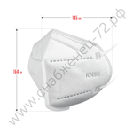 ЗУБР KN-95 класс защиты FFP2, 10 шт, фильтрующая полумаска (11165-2)