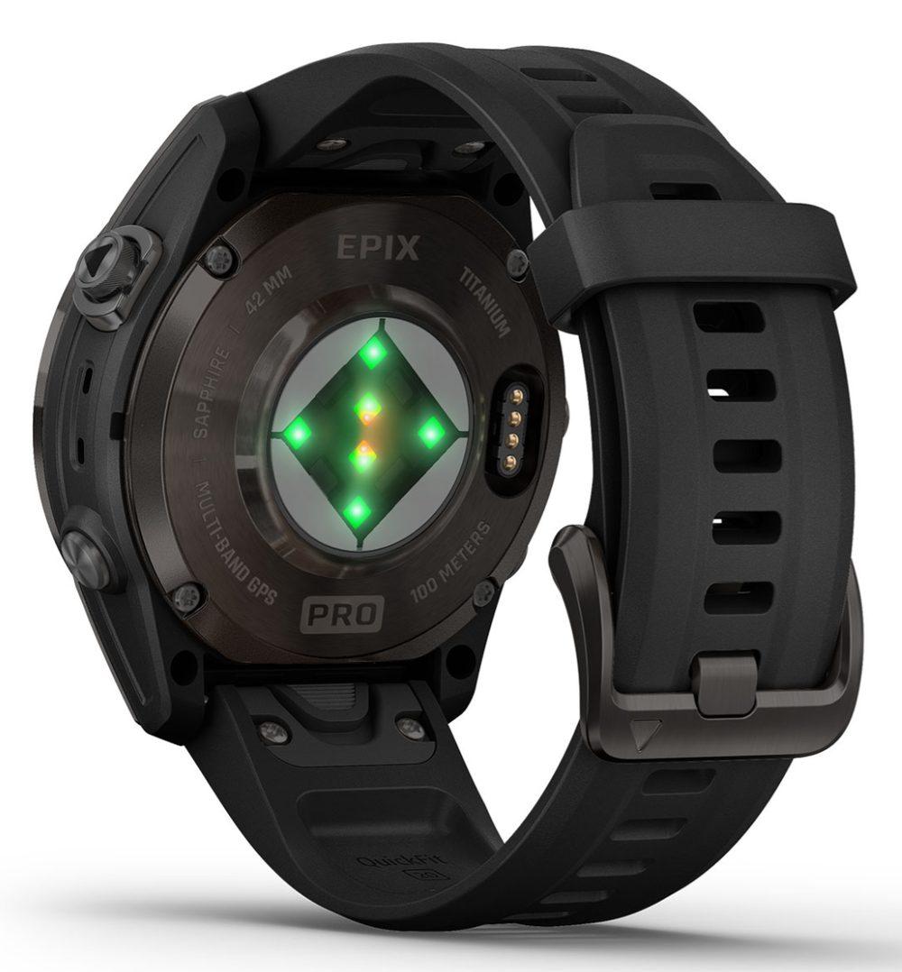 Смарт-часы Garmin Epix Pro Gen 2 Sapphire DLC Titanium/Black 42mm (010-02802-15)