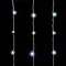 Светодиодный занавес 2*3 м., 600 белых LED ламп, облегченный, прозрачный провод ПВХ, LTC (PCL600NOT-10-2W)