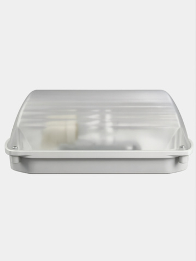 Потолочный влагозащищённый светильник для большой лампы Е27 с ударопрочным плафоном IP54 | Царь-Огонь Свет