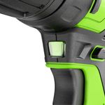 Аккумуляторная ударная дрель шуруповерт Greenworks GD24DD60K2, 3704107UA, 24v, АКБ 2 А·ч и ЗУ в кейсе