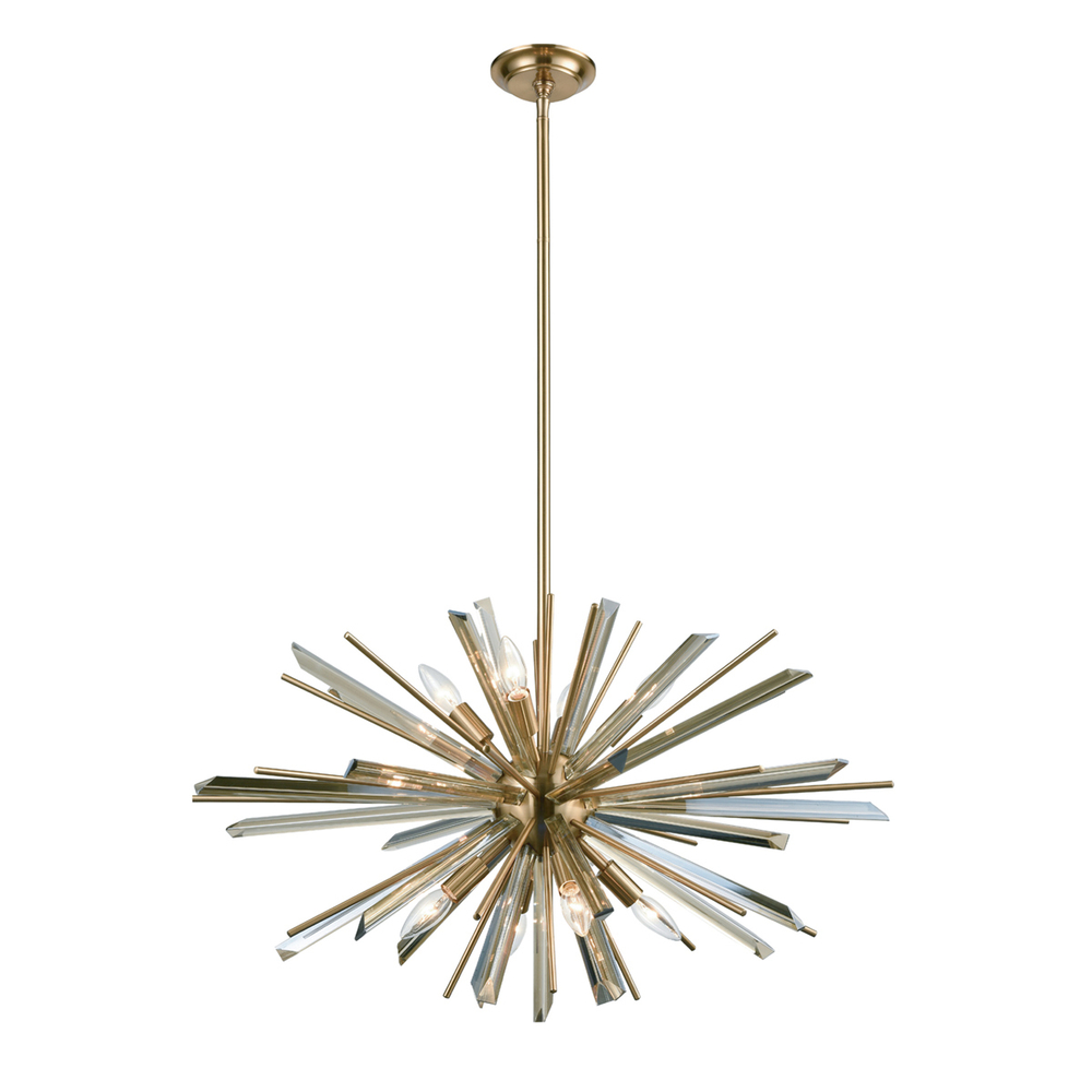 Люстра P68112-8AB antique brass