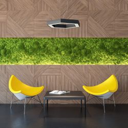 Светильник LED ЭРА Geometria SPO-122-B-40K-066 Hexagon 66Вт 4000К 5300Лм 800*800*80 черный подвесной драйвер внутри | Декоративные светильники Geometria