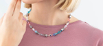 Колье Coeur de Lion Blue-Rose 4023/10-0719