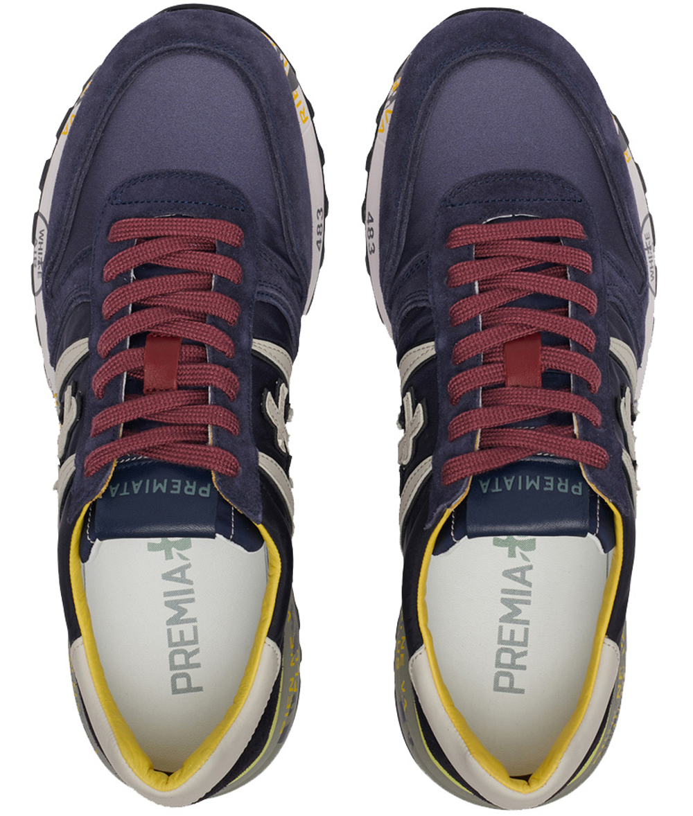 Premiata Lander 4948 Черные с синим