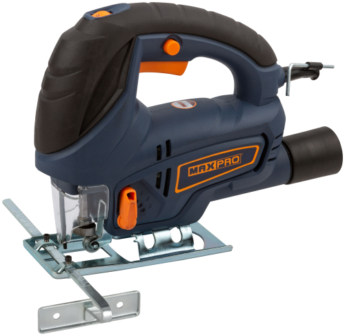 MAX-PRO Лобзик электрический 600 Вт; 500-3000ход/мин; Д/П/М - 65/30/8 мм; 2 кг; быстрозажимной патрон; маятник; резиновые вставки; кор.