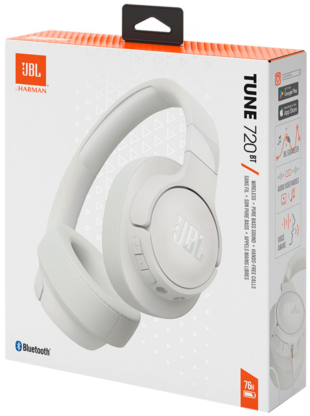Беспроводные наушники JBL Tune 720 BT, белый