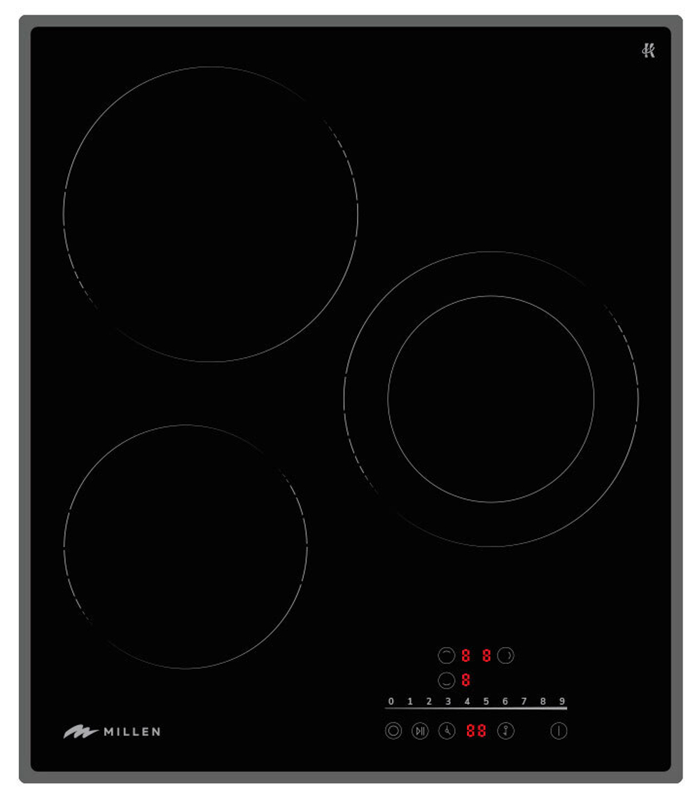 Электрическая варочная панель Millen MEH 452 BL