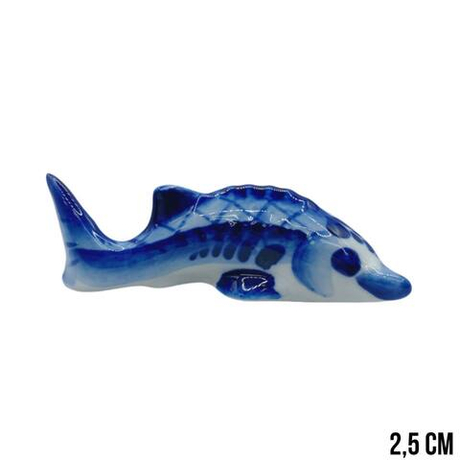 Фигурка Осетр малый гжель