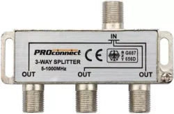 Разветвитель  антенный на 3ТВ 5-1000MHz Proconnect  05-6022