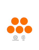 ZviZZer ОРАНЖЕВЫЙ средней жесткости полировальный круг "ТРАПЕЦИЯ" 55/20/35 (5шт)