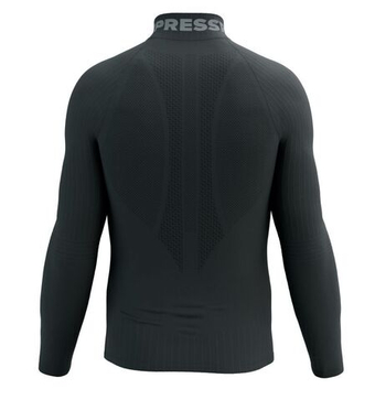 Компрессионка  Compressport 3D Thermo HZ Long Sleeve Top - черный