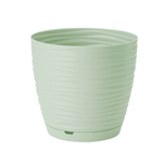 Горшок для цветов Saffron 9,1 л с поддоном (светло-зеленый)