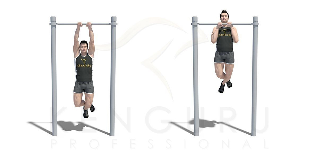 Воркаут-комплекс: 5 турников и наклонная скамья — Алерт