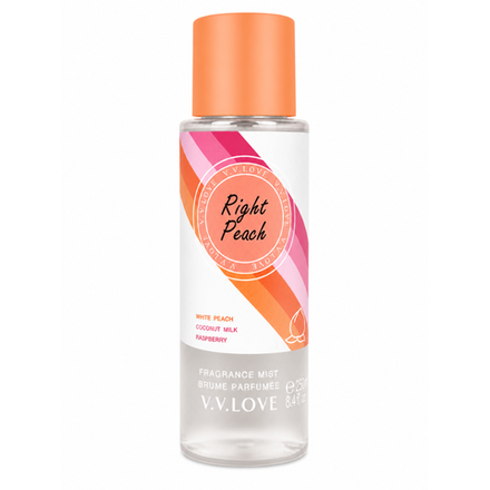 Парфюмированный спрей для тела V.V.Love Right Peachl 250 мл