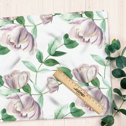 Ткань таффета цветочный поцелуй