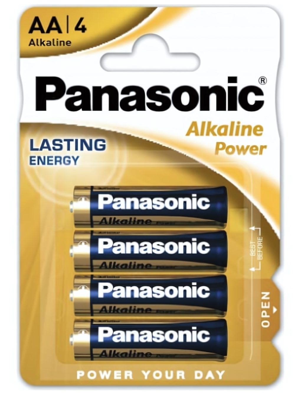 Элемент питания Panasonic Power LR03 AAA BL4 Alkaline 1.5V (комплект 4 шт)