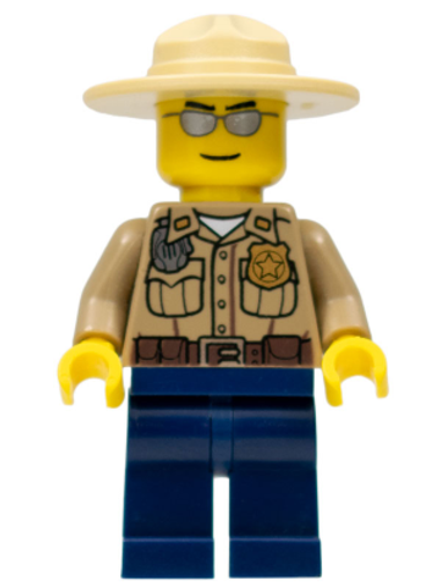 Минифигурка LEGO cty0260 Лесная полиция