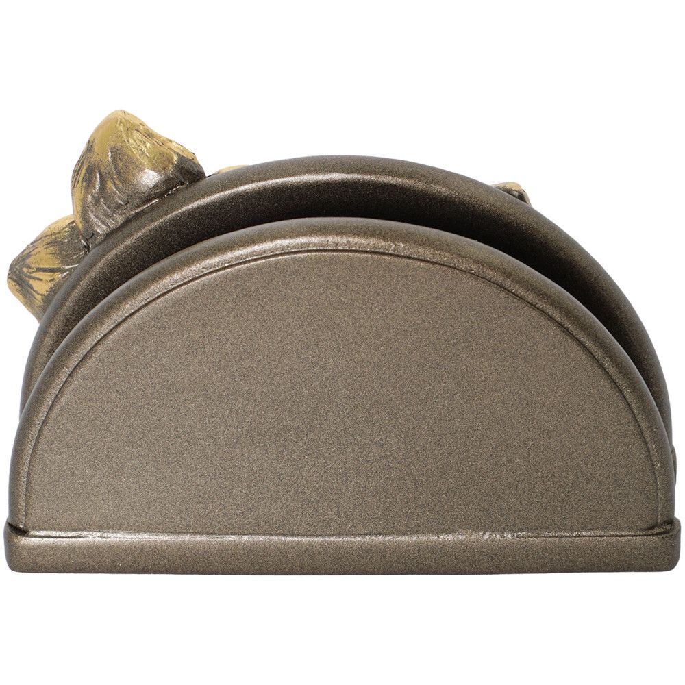 Сувенир Салфетница Орхидея Мильтония Бронза