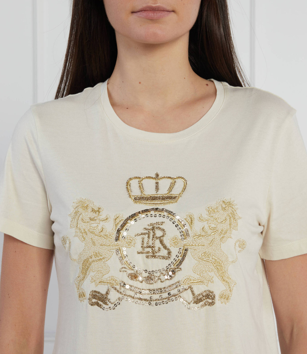 футболка LAUREN RALPH LAUREN - бежевый(200881932)