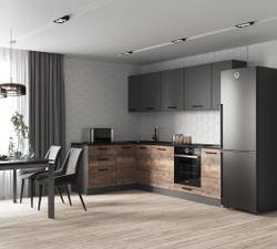 Кухонный гарнитур угловой Трансильвания 2600х1600 (38мм)